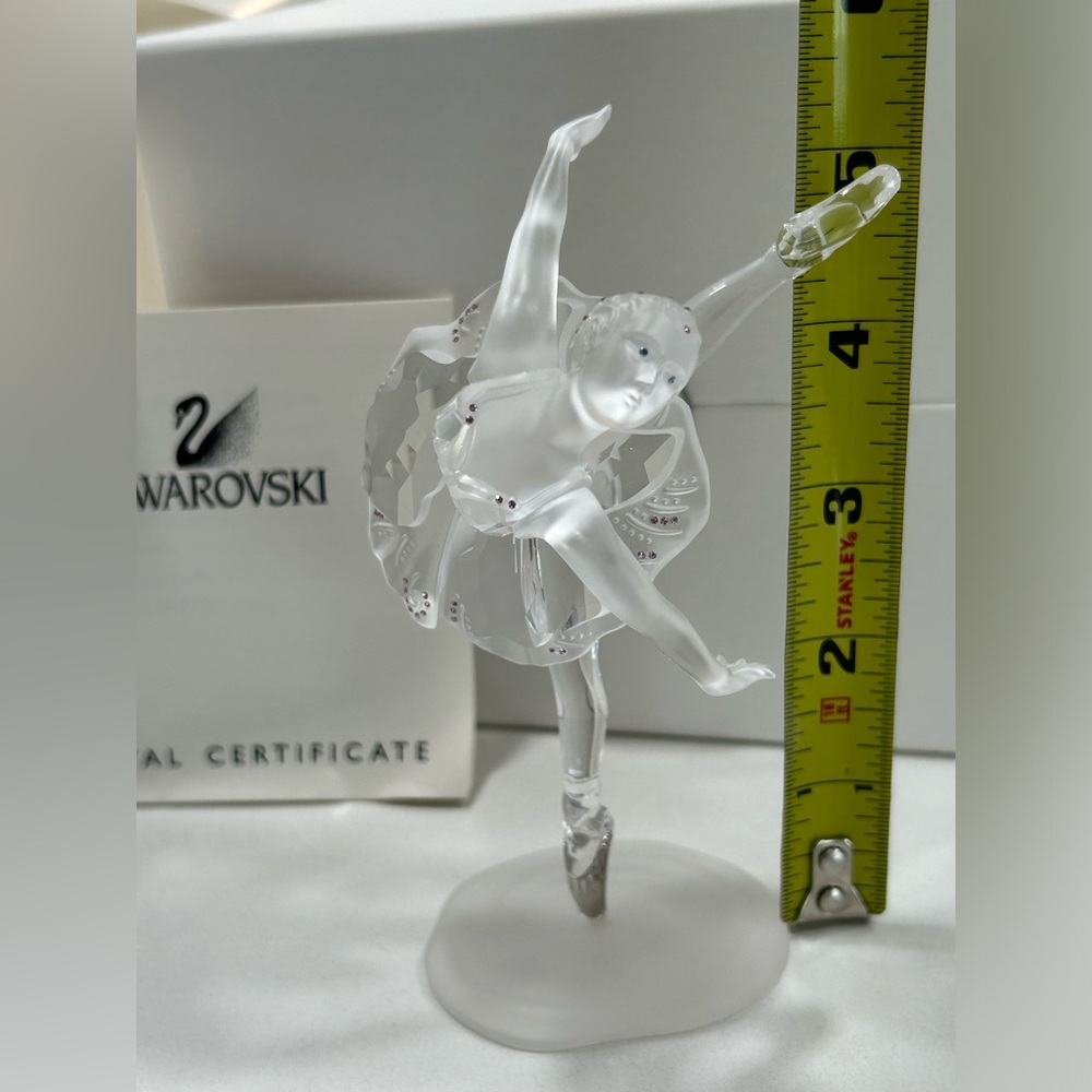 Swarovski crystal ballerina figurine original box and COA
